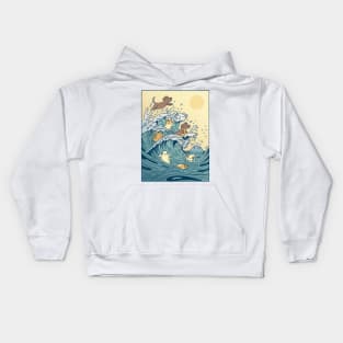 Doggos Swimming Kids Hoodie